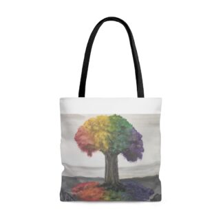 Rainbow Tree Tote Bag